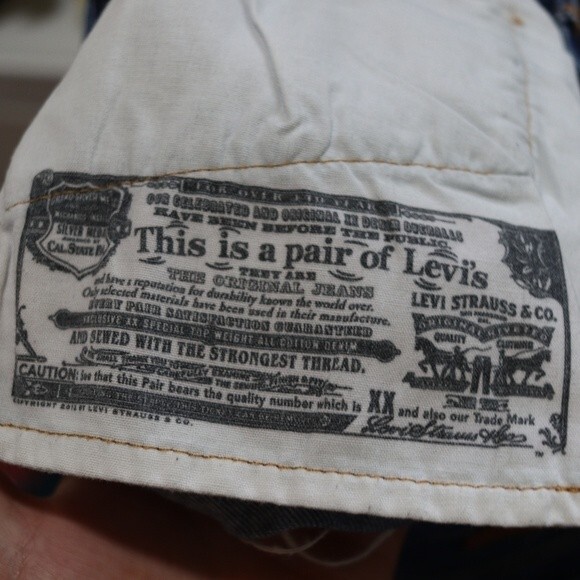 Levi’s 501 Y2K Cutoff Jean Shorts Raw Hem Festival Vintage Size 26 - Picture 16 of 16